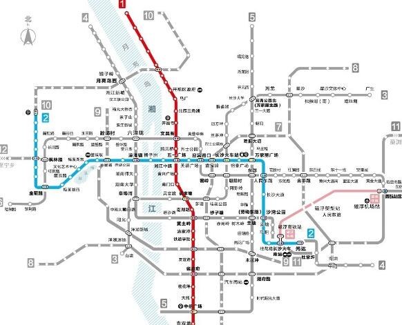 長沙地鐵最新線路圖，城市脈絡的新篇章